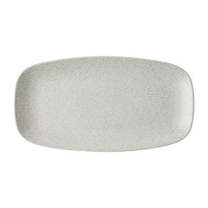 Churchill Delta Grey Oblong Plates 355x189mm (6 Pack) - JA085 - 1