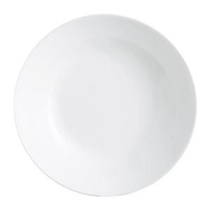 Luminarc Zelie Rimless Soup Plates White 200mm (12 Pack) - JA191 - 1
