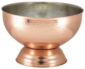 Hammered Copper Champagne Bowl 36cm - CHBWL1C - 1