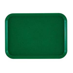 Cambro Sherwood Green Fast Food Tray 410x300mm - 1