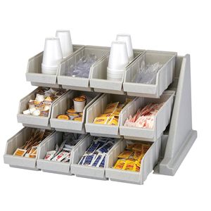 Cambro 12 Bin Versa Organiser Speckled Grey - 1