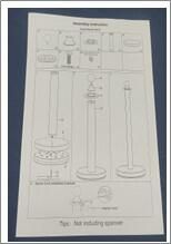 Genware Black Barrier Post (Pack of 2) - BP-RPEBK - 13