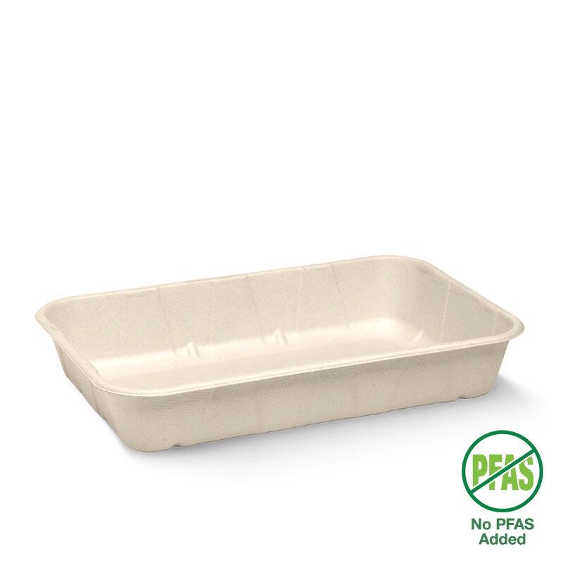 BioPak 1kg Plant Fibre Produce Tray (Pack of 500) - B-TRAY-1KG-PF-UK ...