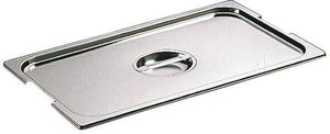 Bourgeat Stainless Steel Lid With Handle Gn 1/2- For Gastronorm Containers With Fixed Or Folding Handles - 11135-01 - 1