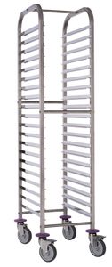 Bourgeat Exceptio Flat-pack Racking Trolley Gn 1/1- 15 Shelves Spacing 8,9cm - 12485-02 - 1