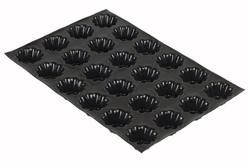 Flexipan Mould Tray 60x40 24 Fluted Mini-brioches 7.8cm - 336063 - 2