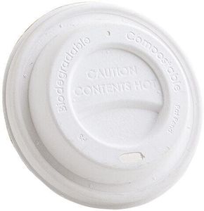 Box Of 1,000 (20 Bags Of 50) Fibre Lids For Cups Ø 80 Mm - 702266 - 1