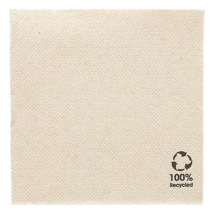 Box Of 2,400 (24 X 100) Extra Thick 2-ply Kraft Paper Napkins 20x20cm - 713712 - 1