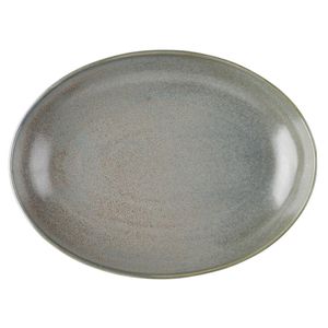 Olympia Ember Oval Bowls Blue 265x200mm (4 Pack) - JK177 - 3