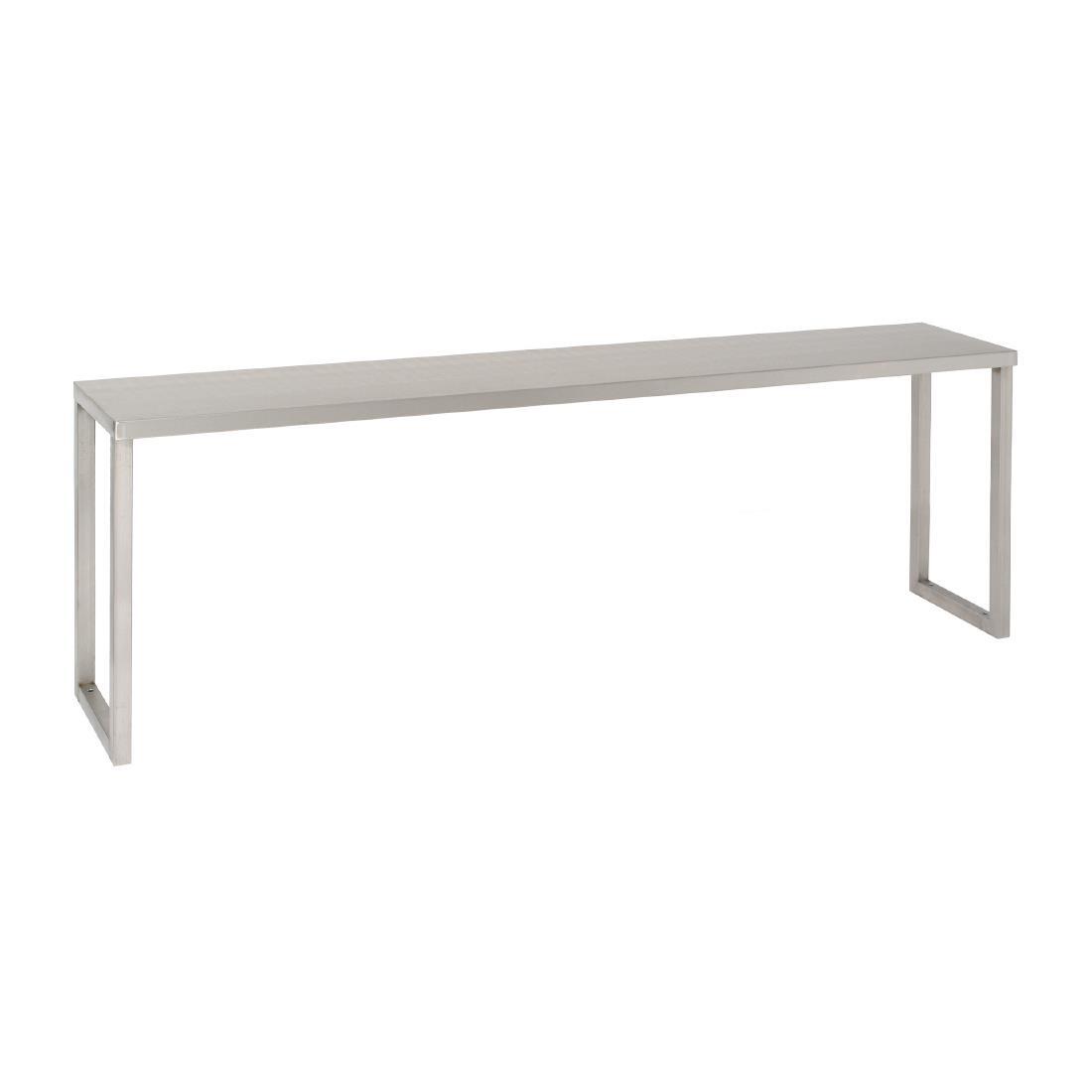 Ambient Rack Empty Parry Stainless Steel Single Tier Ambient Chefs Rack with L Bracket ...