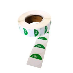 Round Day Dot Label 19Mm - Friday - DAYFRI - 1