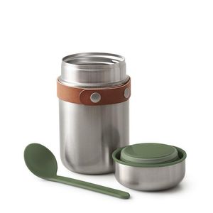 Custom Branded Food Flask - black+blum - C5883 - 3