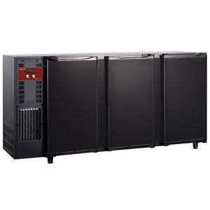 Diamond TAVT/3-R2 Hinged Solid Triple Door Black Bottle Cooler, 579 Litres - TAVT-3-R2 - 1