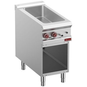 Diamond E9/BMA4-N Freestanding Electric Bain Marie on Neutral Open Cupboard, 4 x 1/3 GN - E9-BMA4-N - 1
