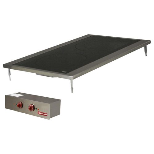 Diamond EDI/2VC4 Electric Vitroceramic Induction 2 Hob Cooker, 4.6kW - EDI-2VC4 - 1