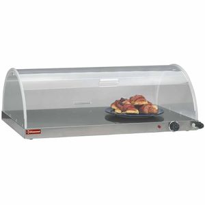 Diamond VB/2C Croissant Heater with Dome Cover, 0.45kW - VB-2C - 1