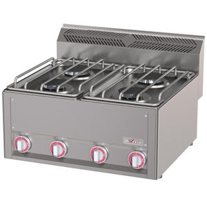 Diverso WR-G4FT-16 Gas cooker 4 burners, -Top- - WR-G4FT-16 - 1