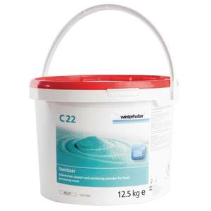 Winterhalter C22 Chlorinated Sanitiser Powder 12.5kg - DR255 - 1