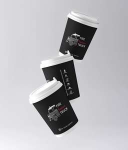Fire Truck Espresso Recyclable and Compostable Cup Project - FIRETRUCKCUPS - 1