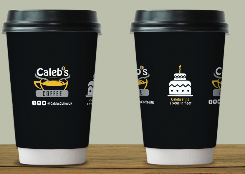 1,000 16oz DW Cups - Calebs Birthday PE Coffee cups - 1