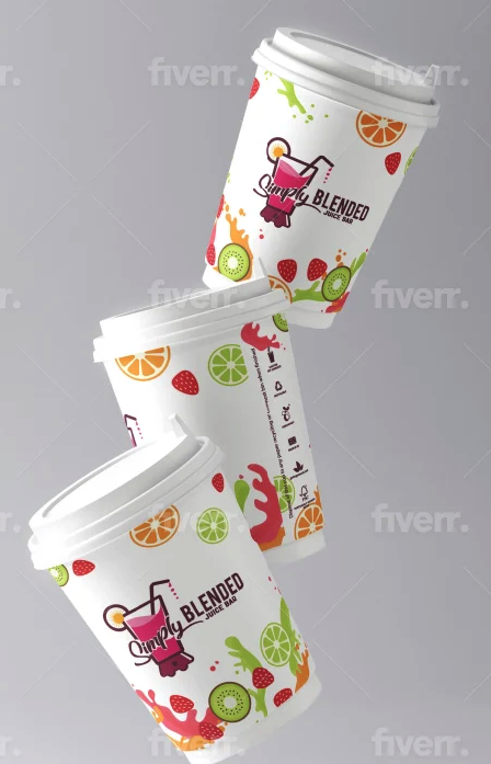 10,000 12oz + 10,000 16oz DW Simply Blended cups - 1