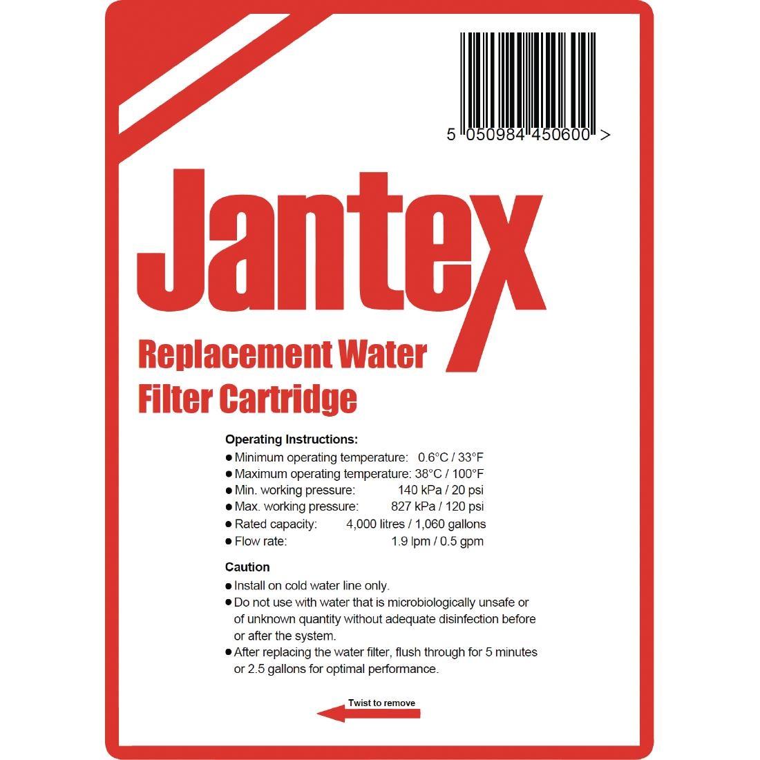 Jantex Water Filter Cartridge for Buffalo Water Boiler - AG635  - 2