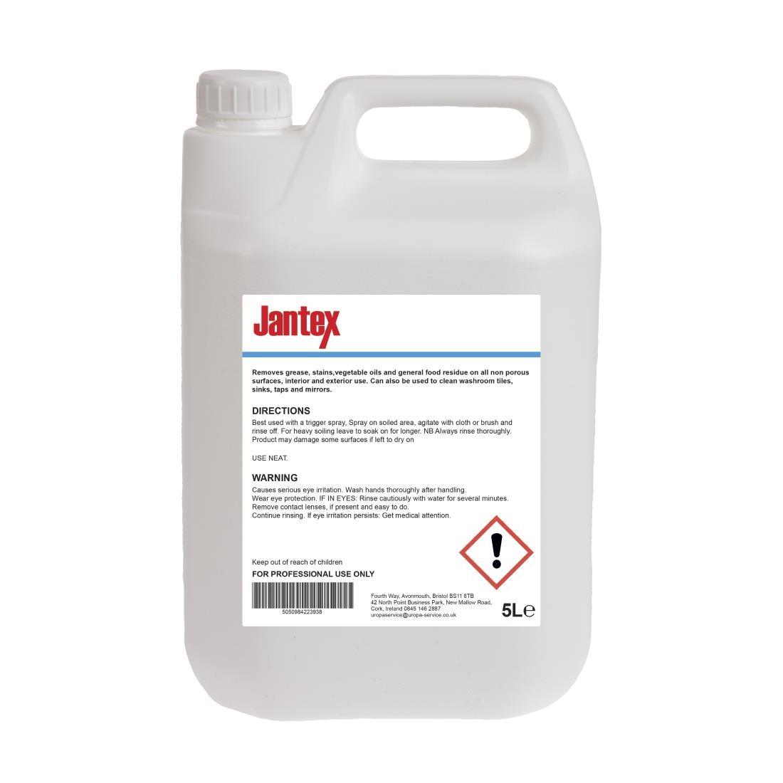 Jantex Grill and Oven Cleaner Ready To Use 5Ltr (Single Pack) - CF972  - 2