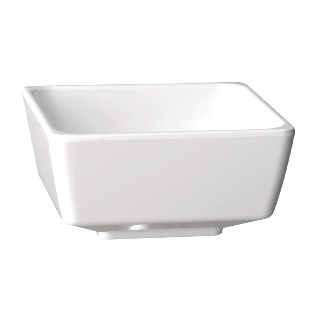APS Float Square Dipping Bowl White 2in - GF090  - 1