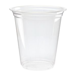 1000x 12oz Cold Drink Cup 340mL Clear Plastic PET Cups Slushie Juice Smoothie