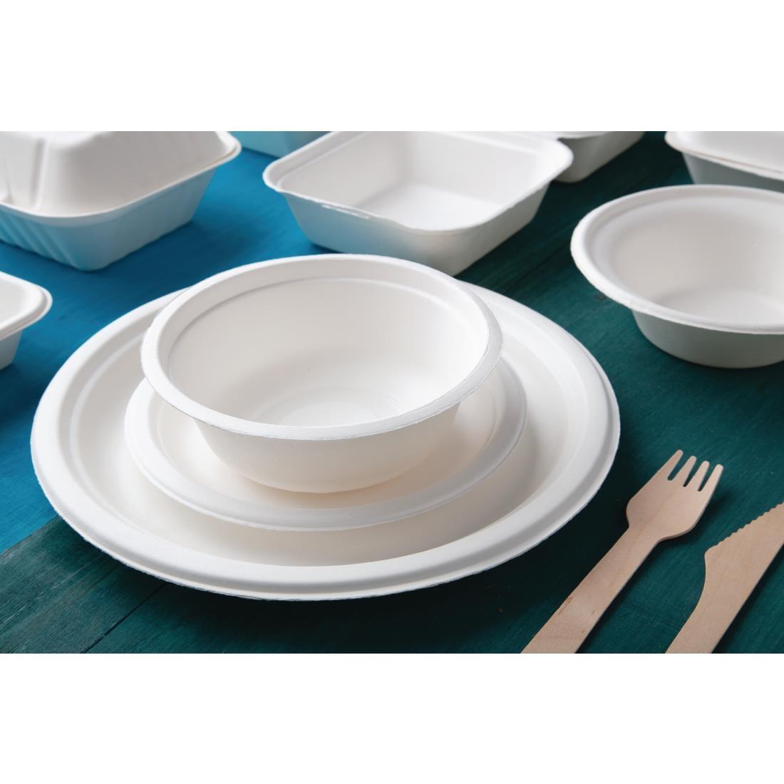 Fiesta Compostable Bagasse Plates Round 260mm (Pack of 50) - CW904  - 7