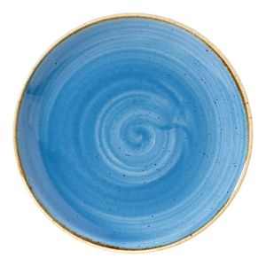 Churchill Stonecast Round Coupe Plate Cornflower Blue 165mm (Pack of 12) - DF767  - 1