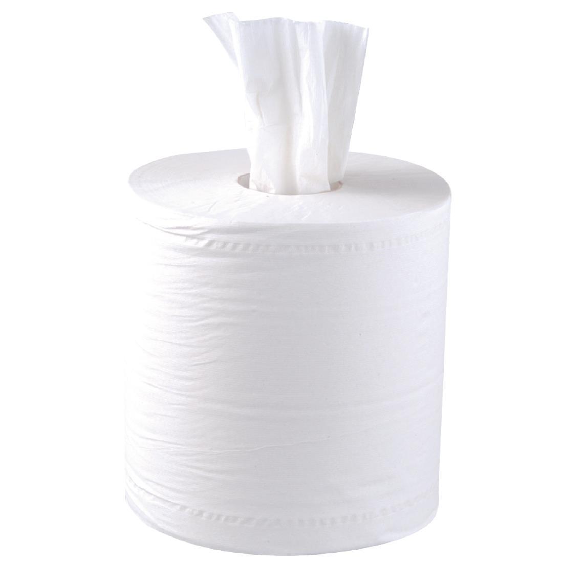 Jantex Centrefeed White Rolls 2-Ply 120m (Pack of 6) - DL920  - 5