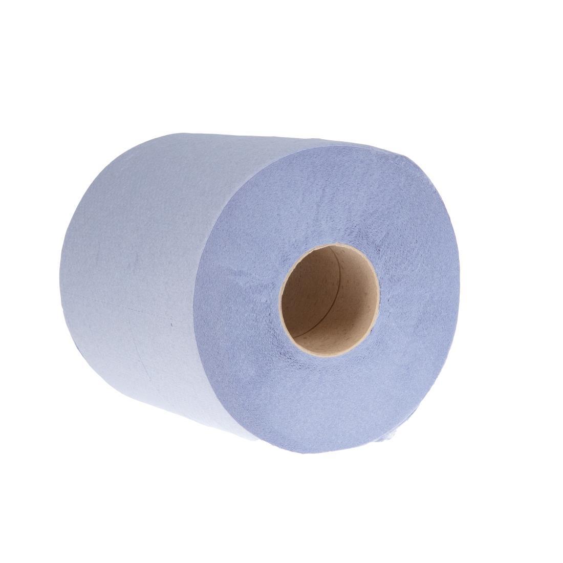 Jantex Centrefeed Blue Rolls 2-Ply 120m (Pack of 6) - DL921  - 6
