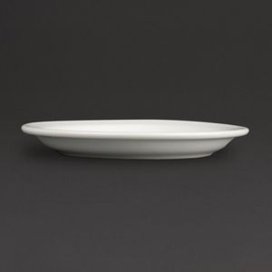 Olympia Ivory Narrow Rimmed Plates 150mm (Pack of 12) - U840  - 3