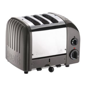 Dualit 2 + 1 Combi Vario 3 Slice Toaster Metallic Charcoal 31209 - CD347  - 1