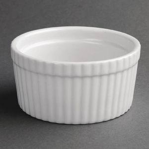 Olympia Whiteware Souffle Dishes 105mm (Pack of 6) - W431  - 1