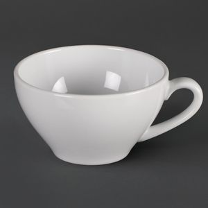 Royal Porcelain Classic White Tea Cups 180ml (Pack of 12) - CG024  - 1