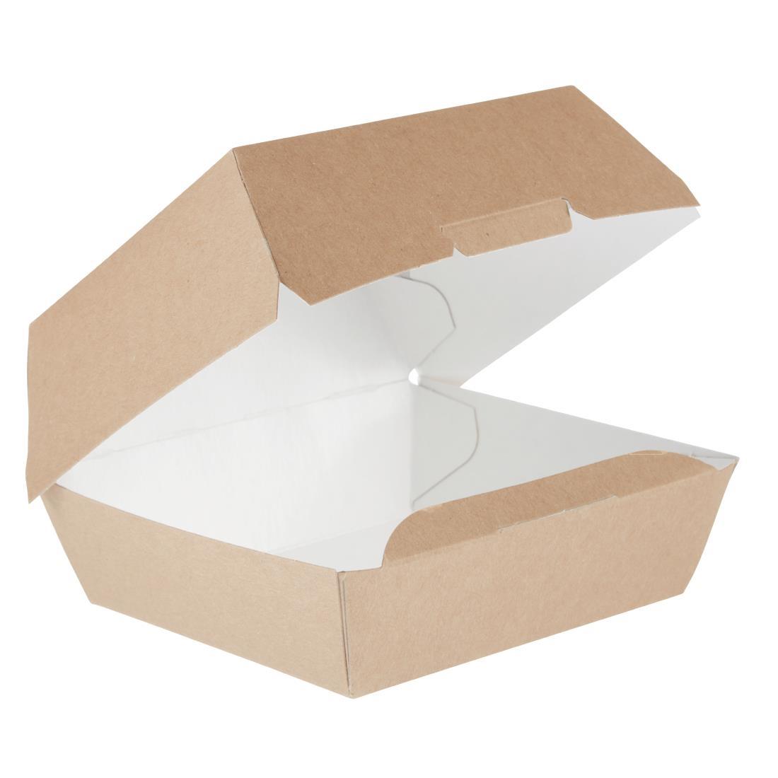 Colpac Compostable Kraft Burger Boxes Large 135mm (Pack of 250) - GE803  - 2