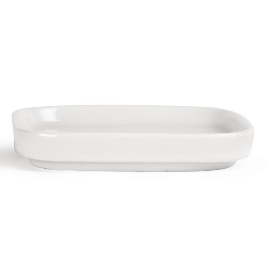 Olympia Flat Miniature Dishes 93mm (Pack of 12) - Y140  - 3