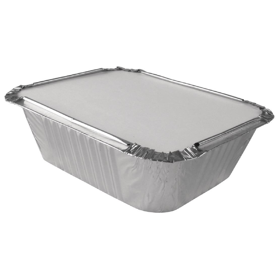Fiesta Recyclable Waxed Lid for Small Foil Containers (Pack of 1000) - CD948  - 2
