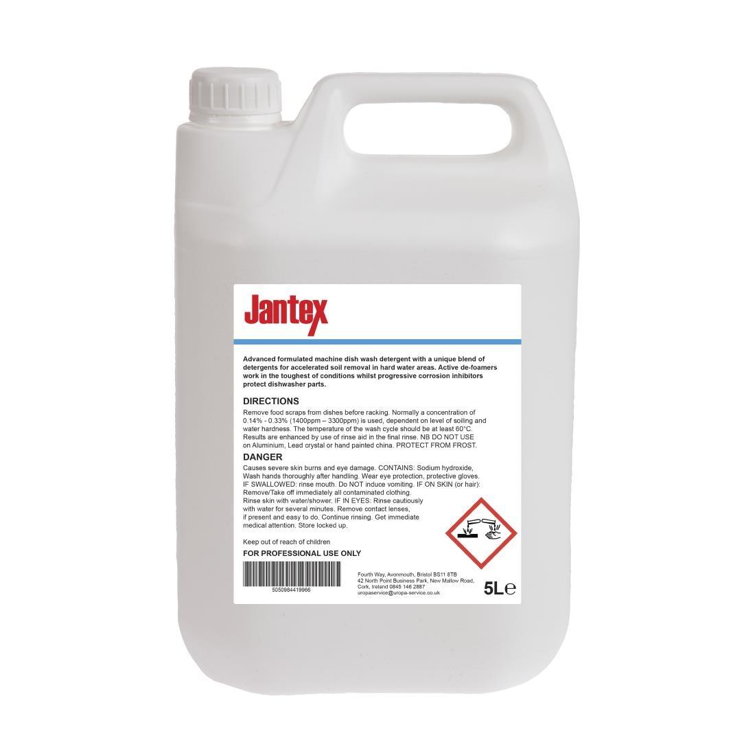 Jantex Pro Dishwasher Detergent Concentrate 5Ltr - GM981  - 2