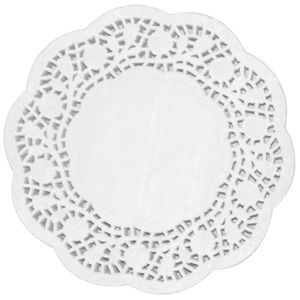 Fiesta Round Paper Doilies 240mm (Pack of 250) - CE992  - 1