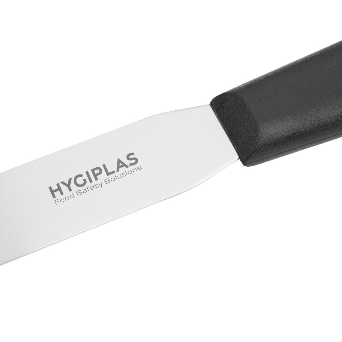 Hygiplas Straight Blade Palette Knife Black 10cm - D401  - 3