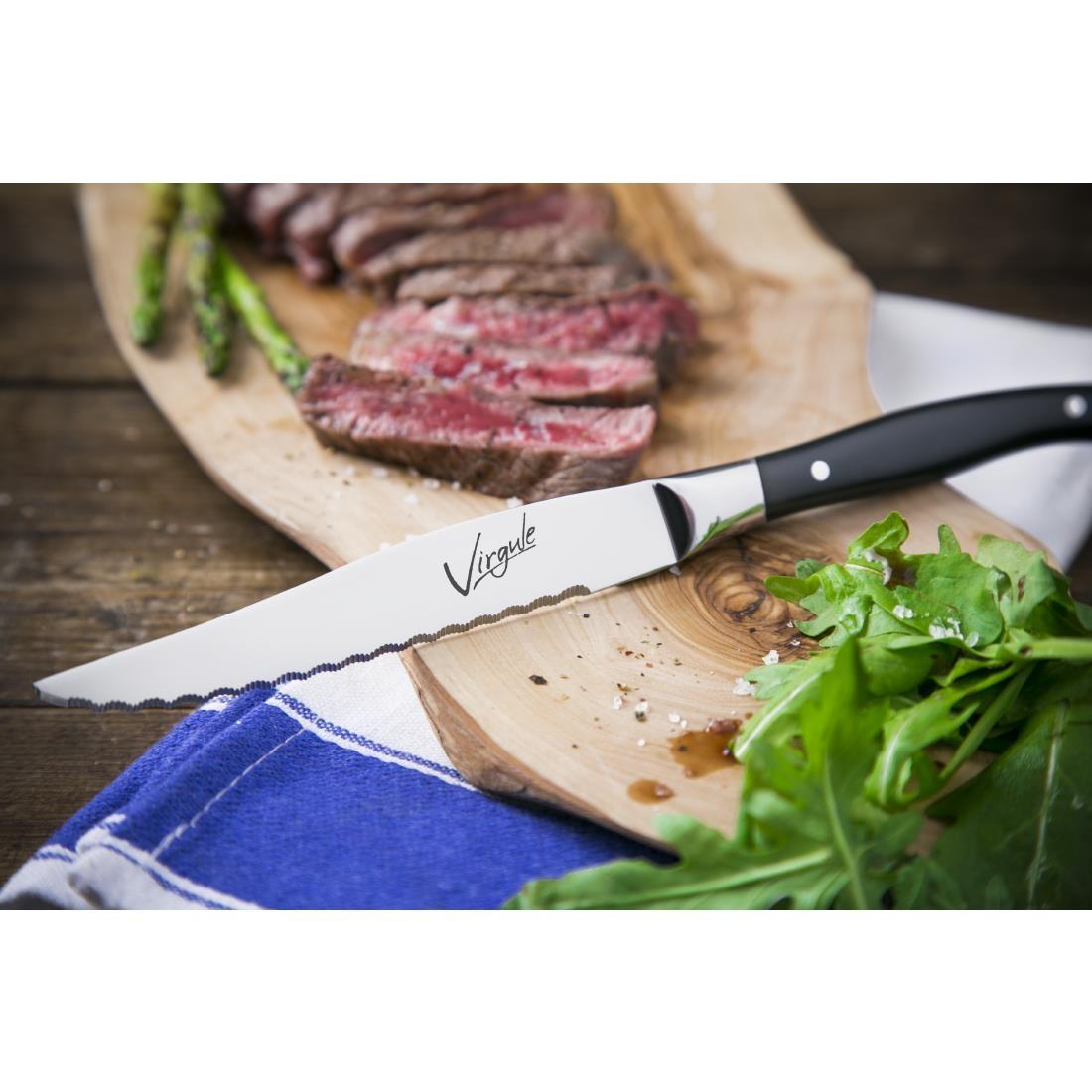 Amefa Virgule Steak Knives (Pack of 12) - DM247  - 3