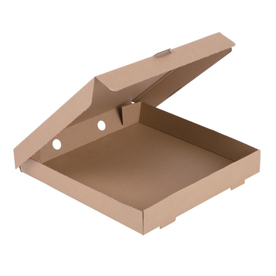 Fiesta Compostable Plain Pizza Boxes 12" (Pack of 100) - DC724  - 2