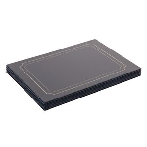 PVC Blue Place Mat (Pack of 6) - E601  - 3