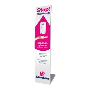 SureSan Hand Sanitiser Stand and Hands Free Dispenser - DE986  - 1