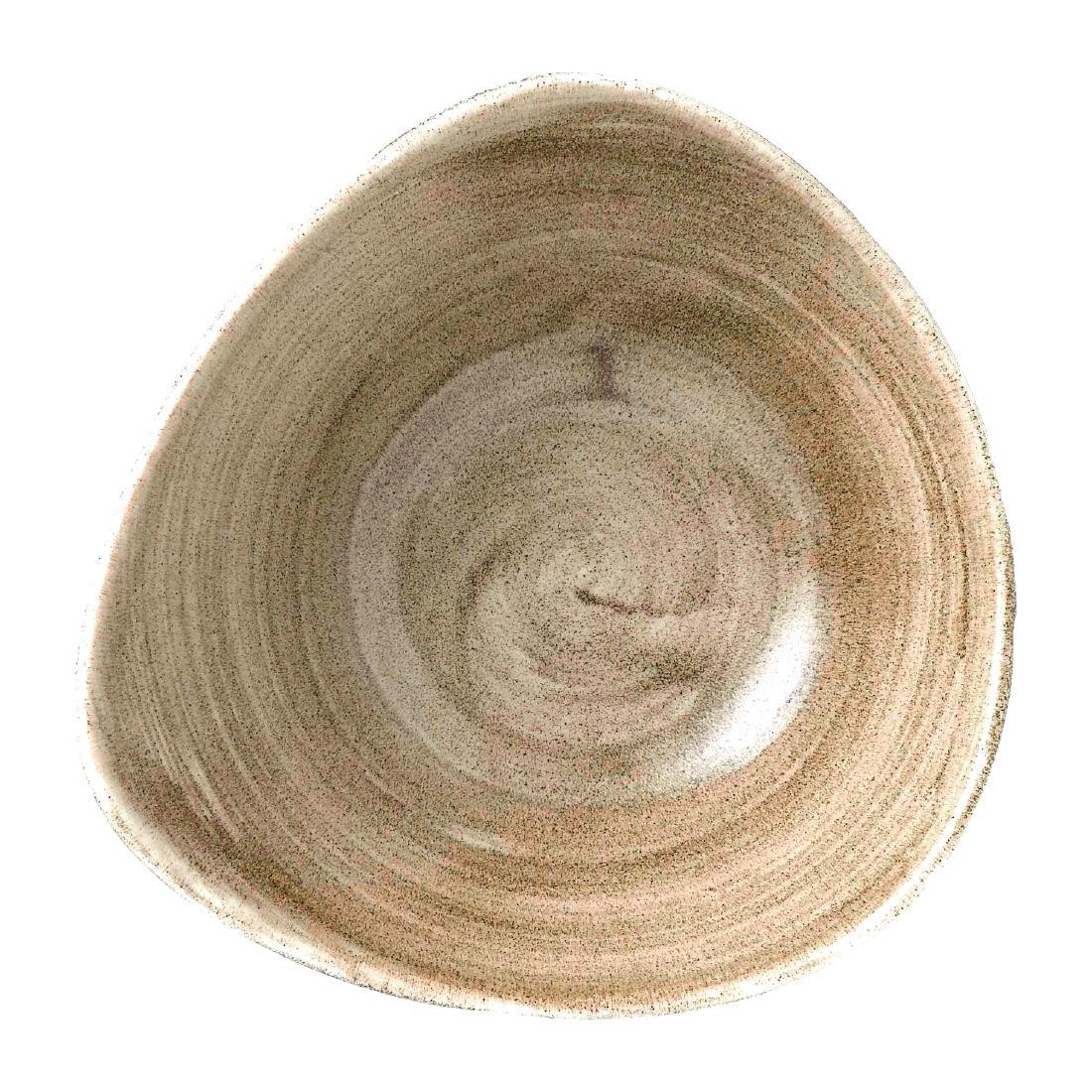 Churchill Stonecast Patina Lotus Bowl Antique Taupe 178mm (Pack of 12) - FD864  - 2