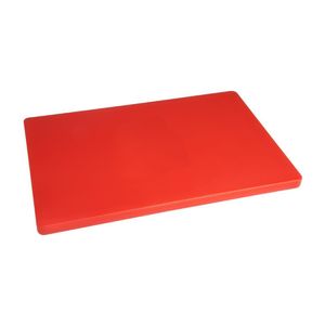 Hygiplas Extra Thick Low Density Red Chopping Board Large - HC878  - 1