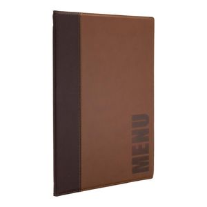 Securit Contemporary Menu Cover Tan A4 - H721  - 3